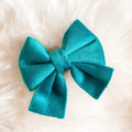 The Spotted Dog Company Jade Velvet Sailor Bow Tie