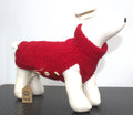 10'' Hand-knitted Dog Jumper Red
