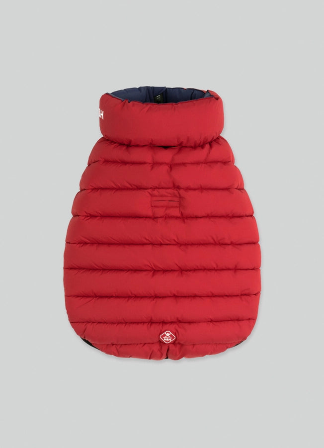 Hackett X Hugo Hudson Dog Puffer Jacket - Navy & Berry XS30