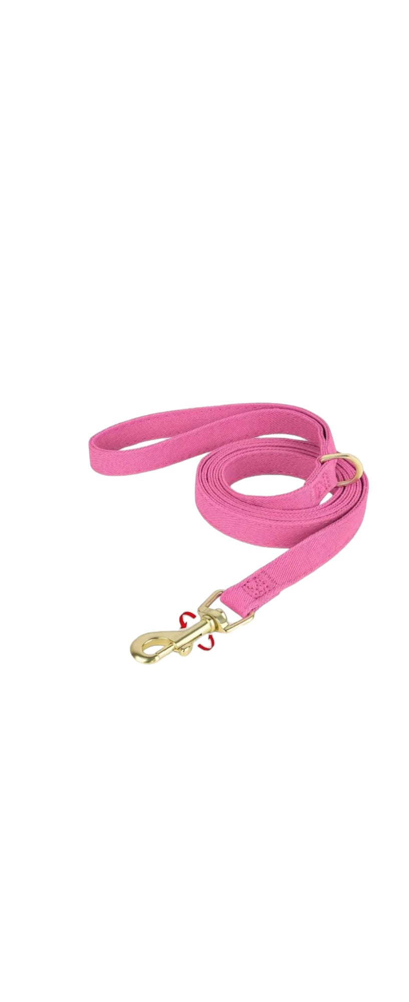 Cotton Dog Harness Lead and Bow Tie Red XS