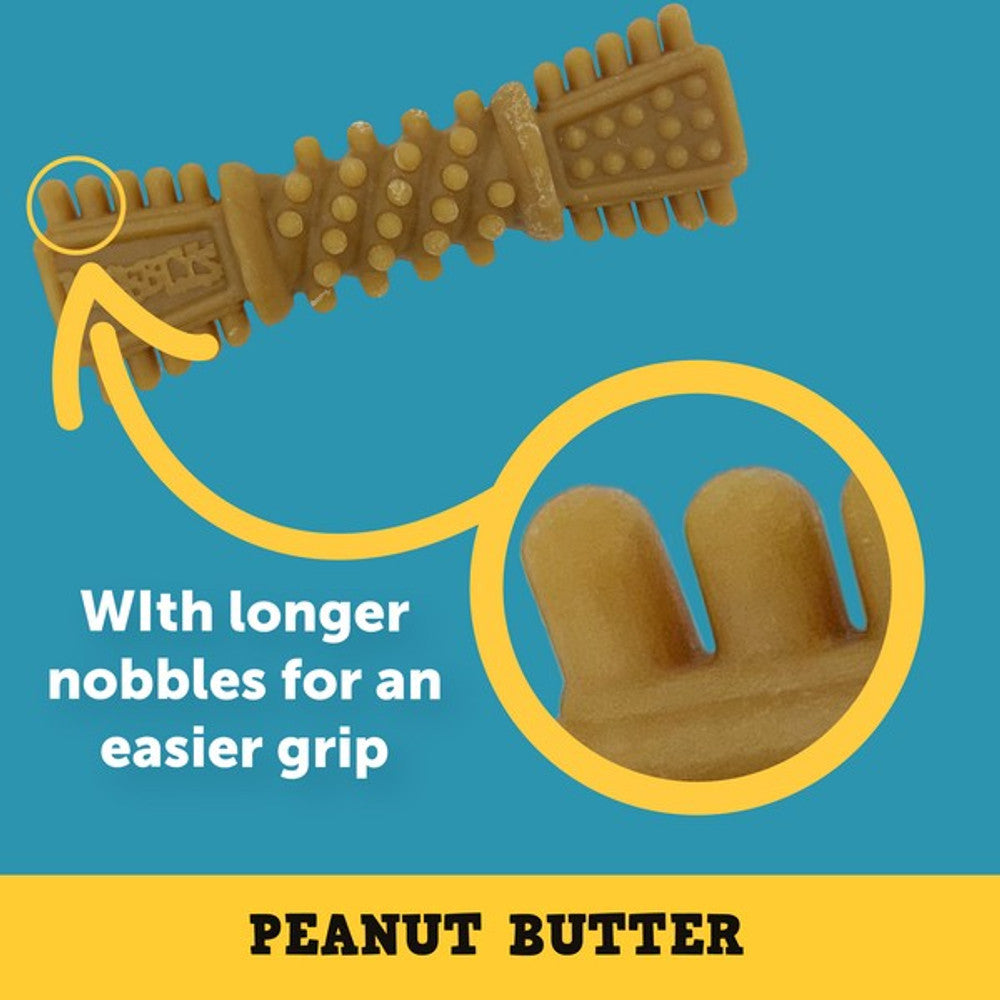 Petello Nobblys Tough Brush Peanut Butter 80g