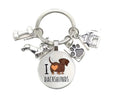 I Love Dachshunds Keyrings