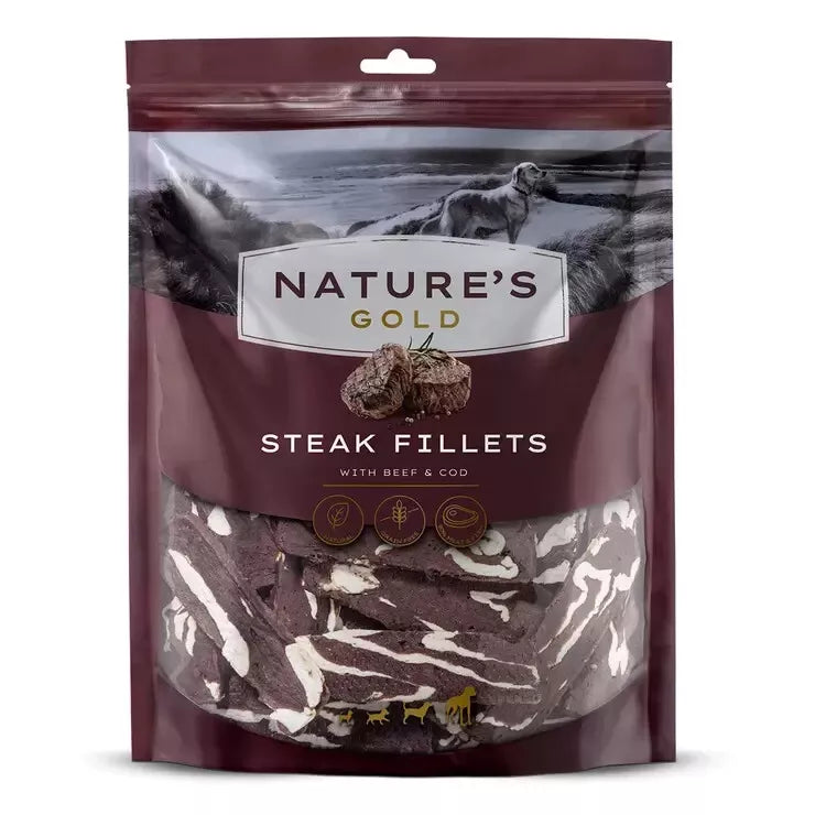 Natures Gold Steak Fillets With Beef & Cod 1 steak