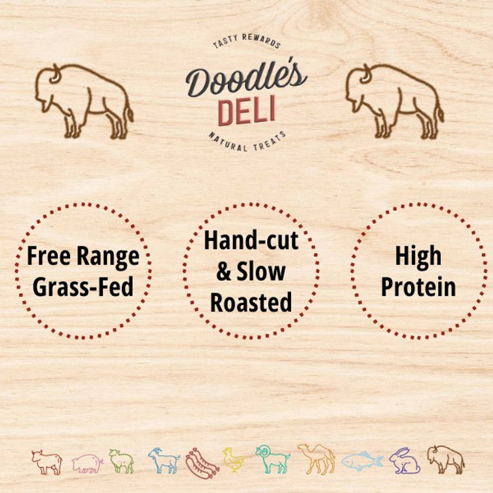 Doodles Deli Air Dried Water Buffalo Hoof with Liver and Tripe