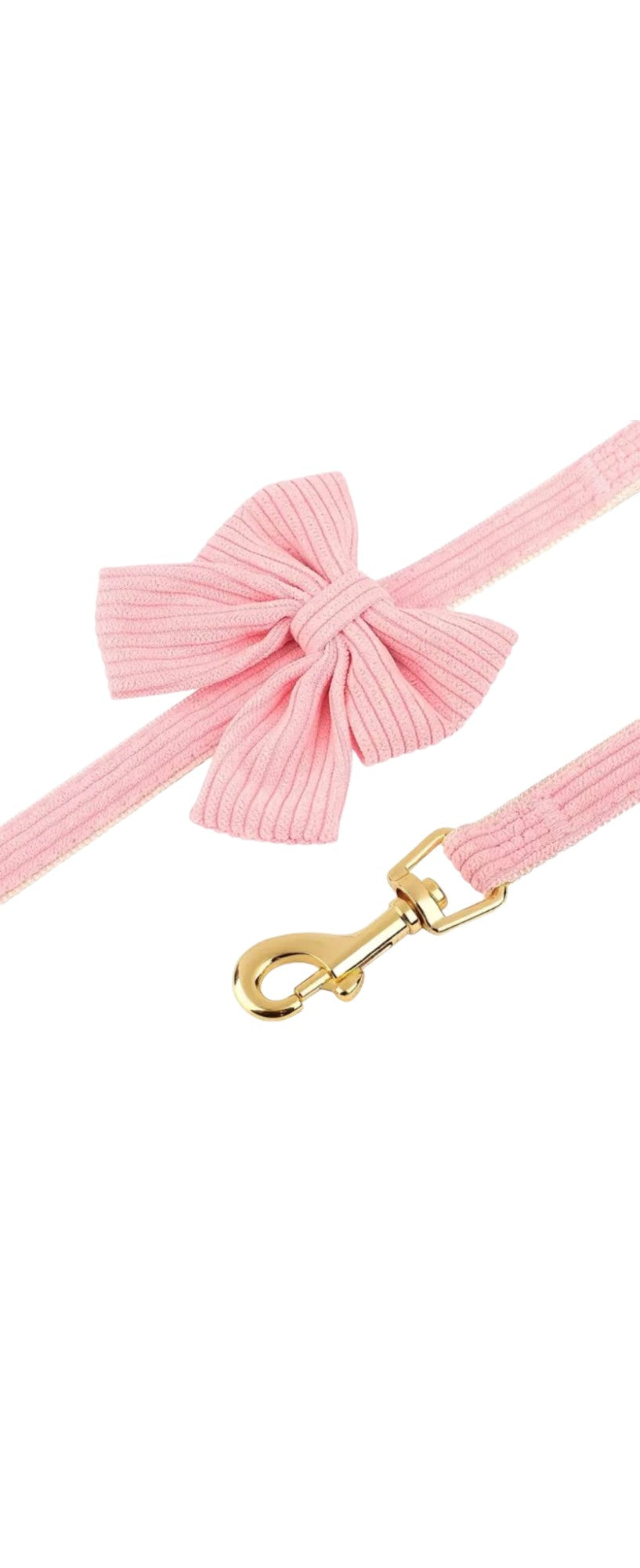 Soft Dog Harness, Lead, Collar & Bow Lilac M