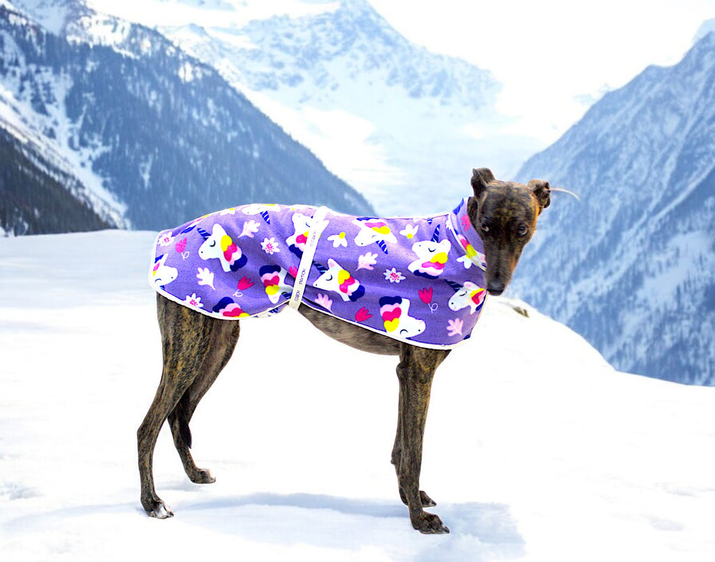 Hogan's Hobbies 29" Handmade Hogan's Hobbies Fleece Purple Unicorns
