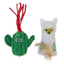 Lucky Llama 2pk Cat Toy