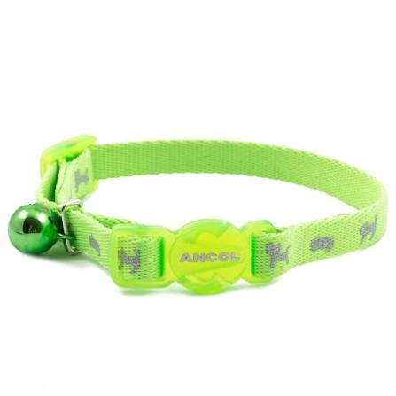 High Vis Cat Collar Green