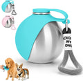 Love With Style, 2 in 1 Portable Dog Water Bottle, Stainless Steel Dog Travel Water Bottle